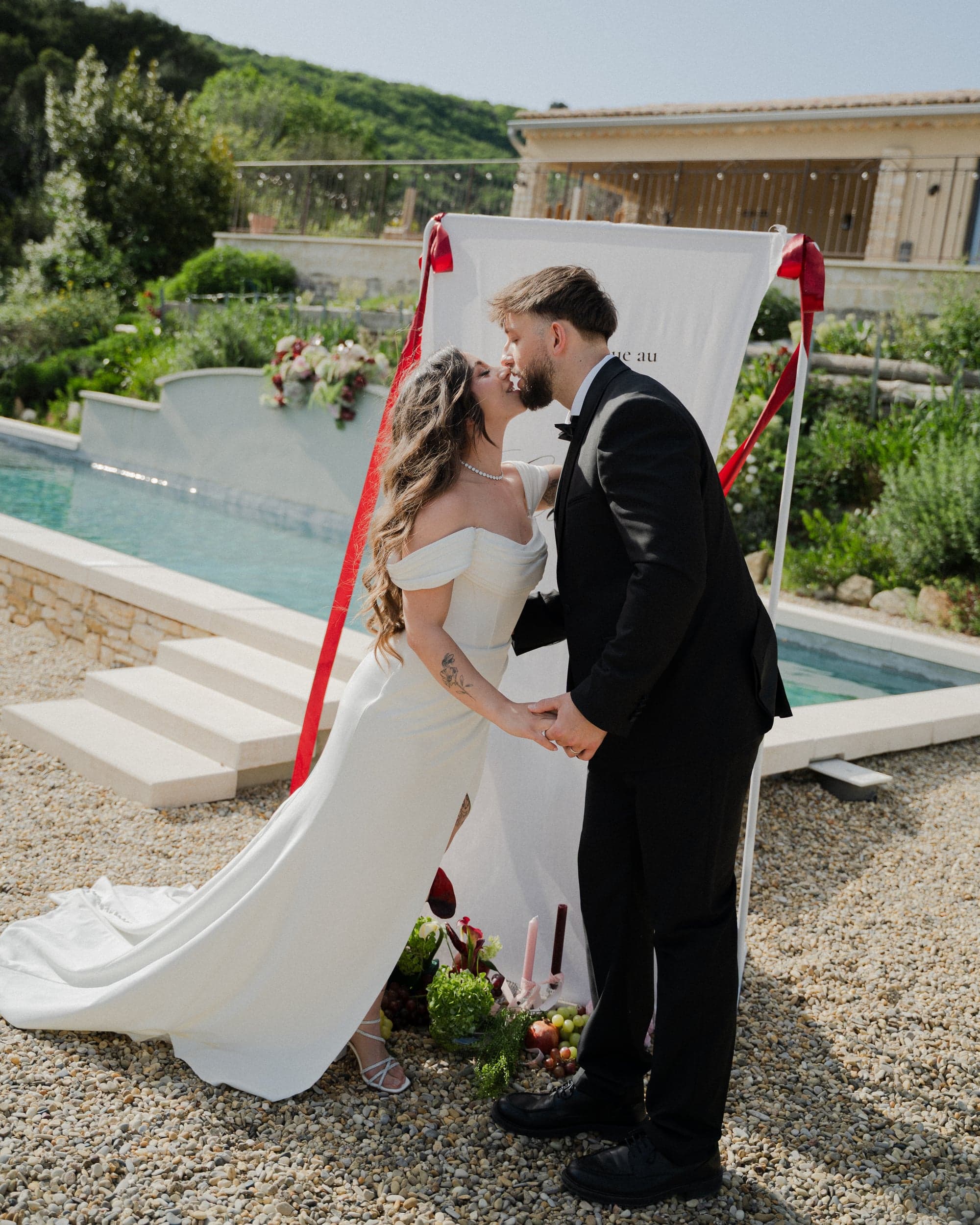 Direction artistique de mariage, éditorial Mas de Toulair, photographe Provence